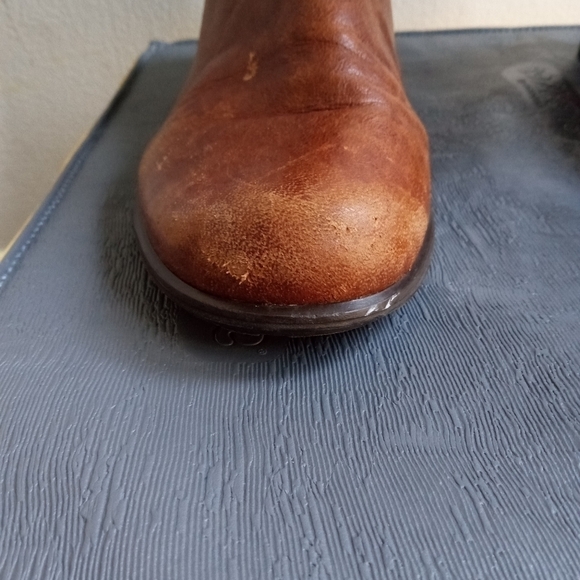 Stuart Weitzman Brown 100% Leather Made in Spain Knee High Boots size 7.5 - Picture 5 of 15